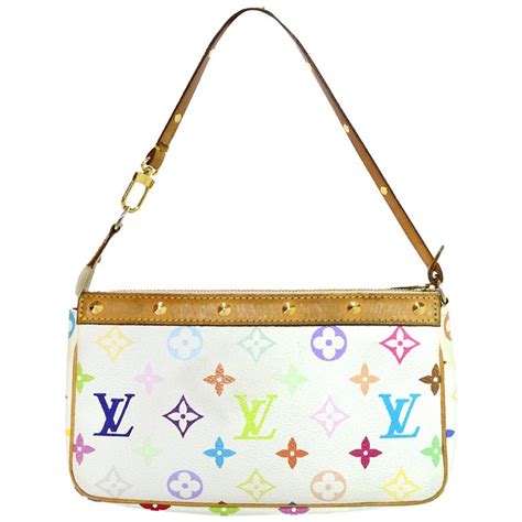 louis vuitton white pochette bag|Louis Vuitton Pochette monogram.